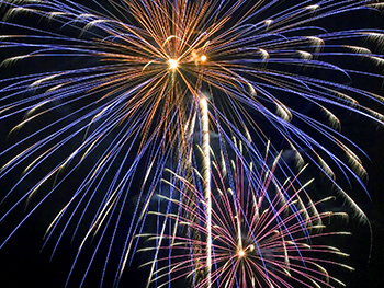 Kings's Jubilee Fireworks Hiton Hawaiian Village
